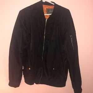 Black Bomber Jacket